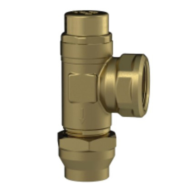 AVG Pressure Reducing Valve  Right Angle Flared Compression x Female BSP  Lead Free