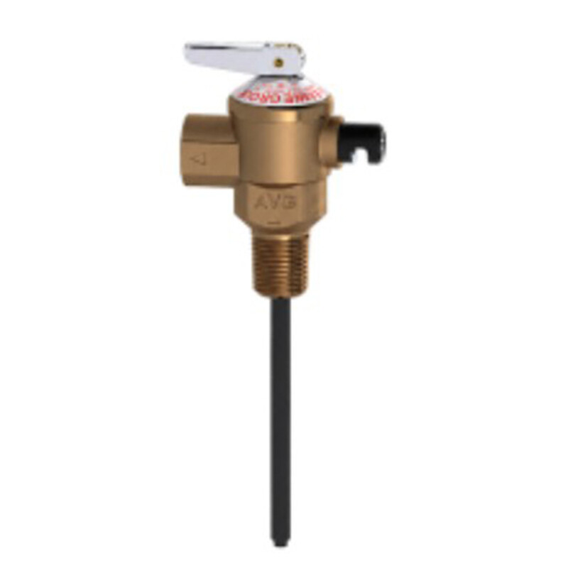 AVG Pressure andamp Temperature Relief Valve  Red  1400 kPa  Lead Free