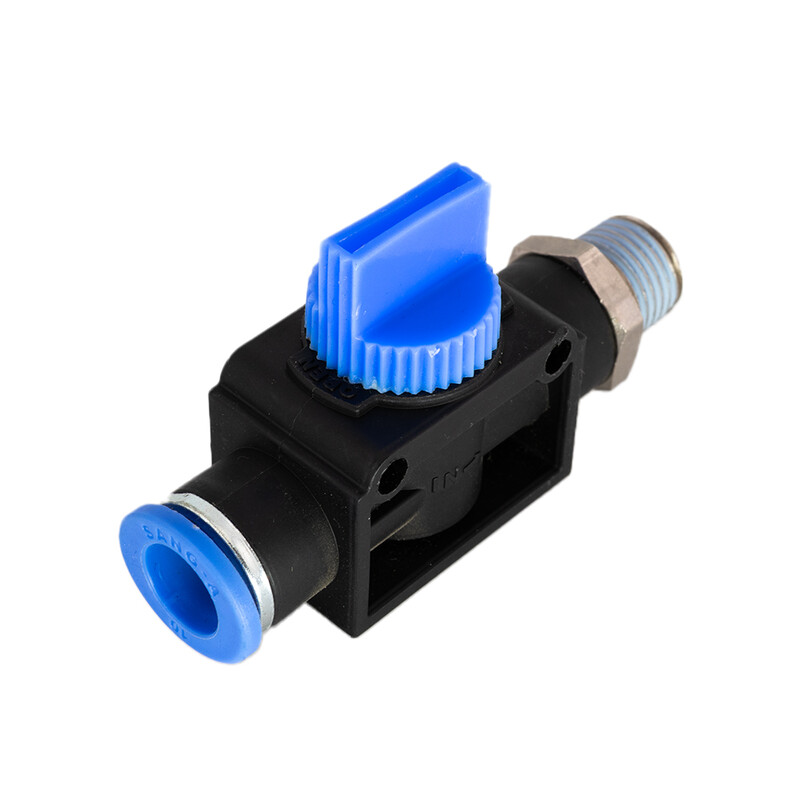 PushIn Shut Off Valve  Male BSP x Metric Tube IN