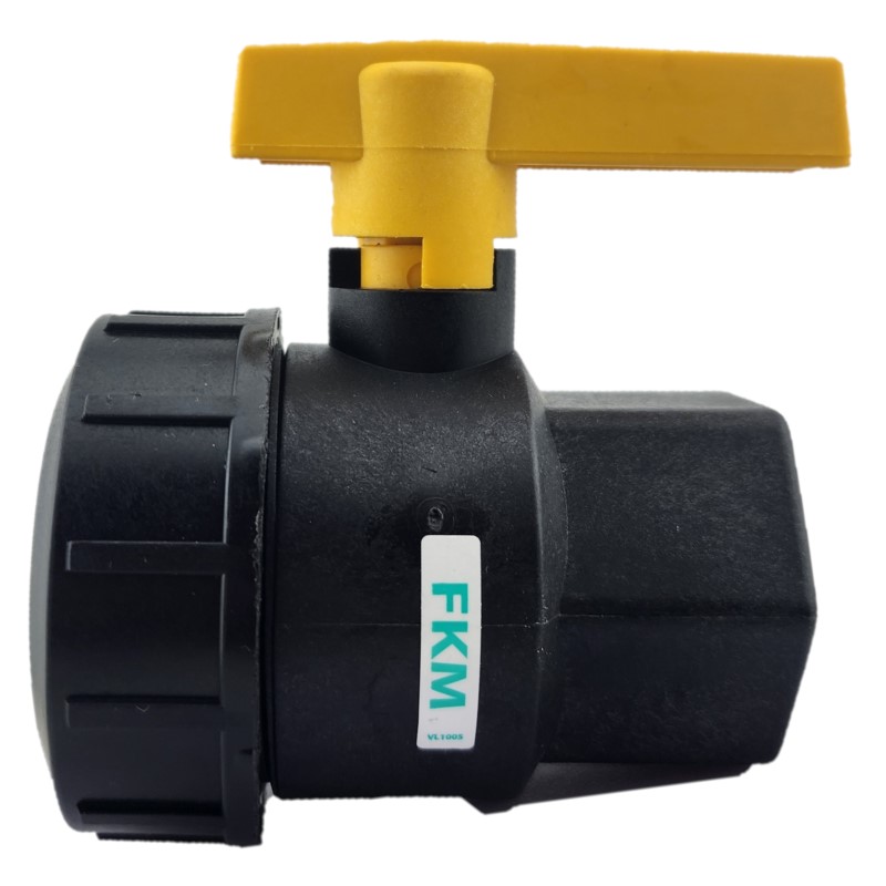 Banjo Polypropylene Ball Valve Single Union F&F Lever Viton