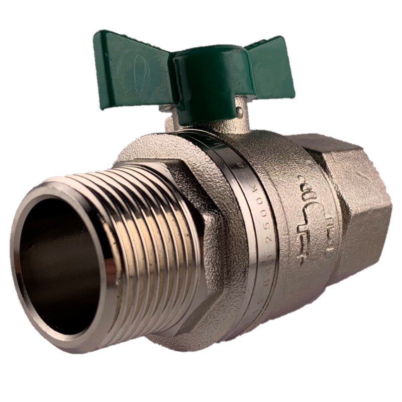 Brass Ball Valve M&F T Handle Full Bore DZR Dual Approved