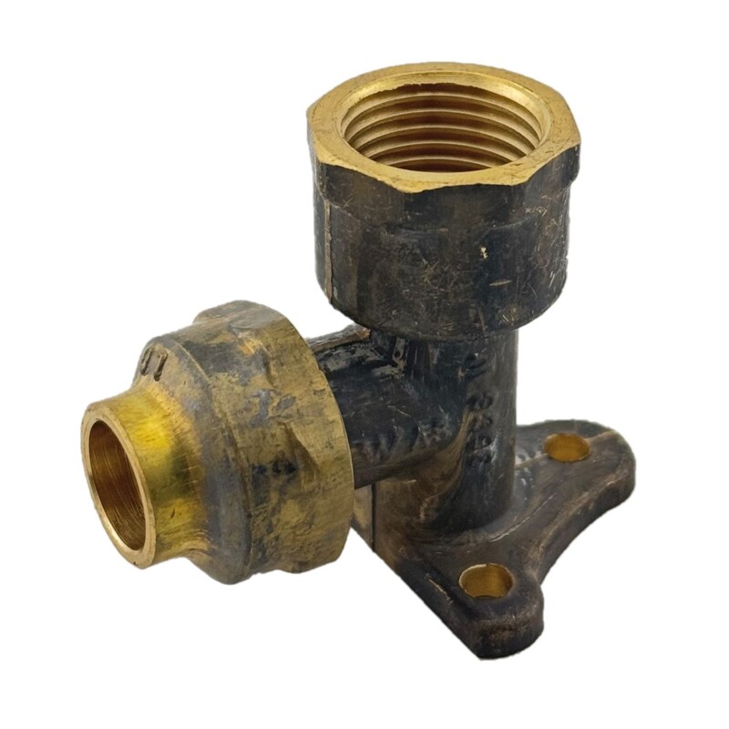 Brass Flared Compression Female BSP to Union Lugged Elbow