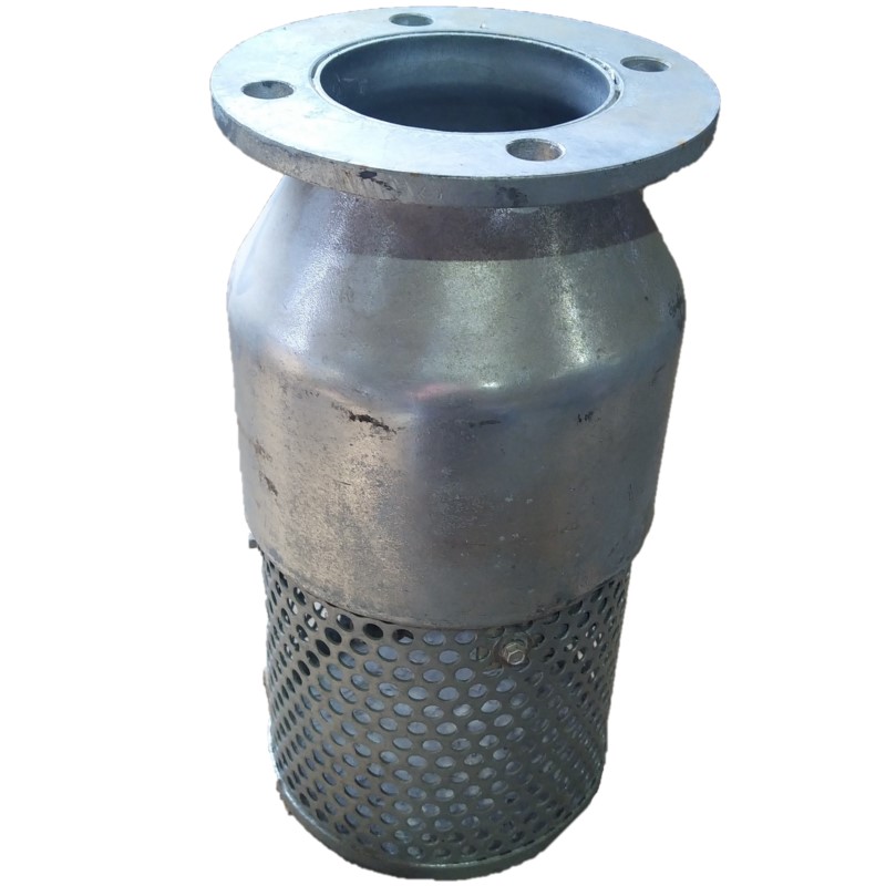 Galvanised Steel Foot Valve Flanged Table D Quick Release