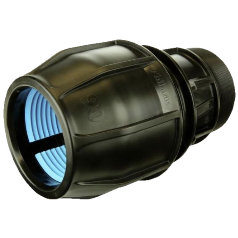 Philmac Easy Lok Compression Male Connector - Poly to Male BSP