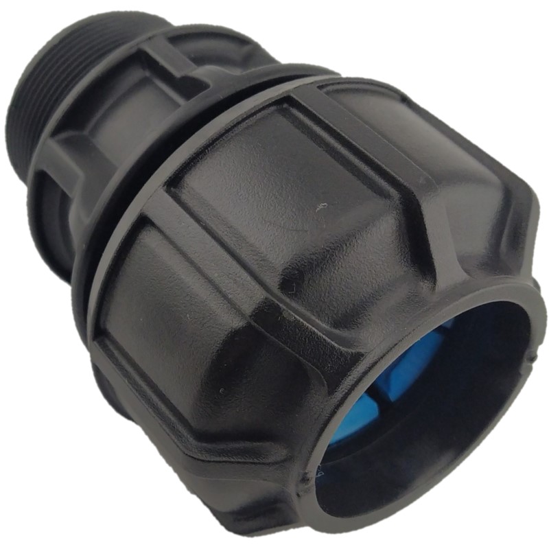 Philmac Metric Compression Male Connector - Poly to Male BSP