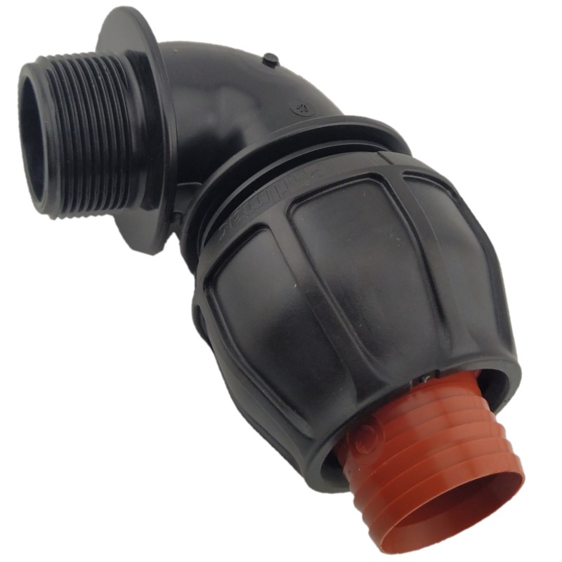 Philmac Rural Compression Male 90 Degree Joiner - Poly to Male BSP