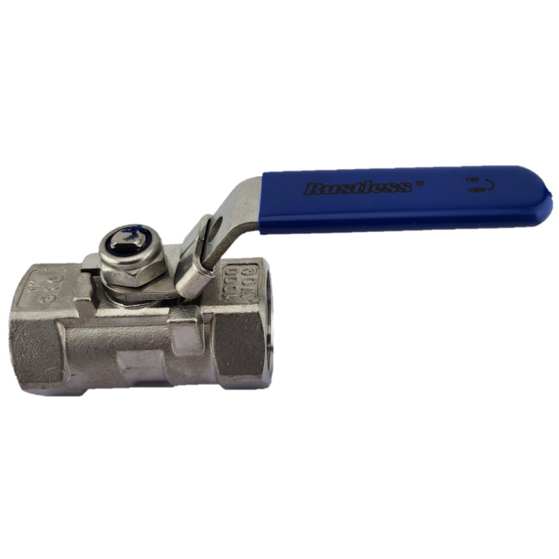 Stainless Steel 316 Ball Valve 1PCE Lever F&F