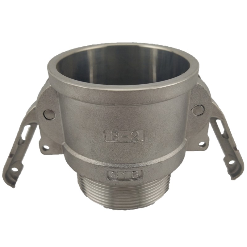 Stainless Steel 316 Camlock Type B - Coupling to Male BSP